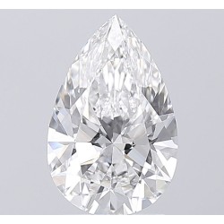 Diament laboratoryjny bezbarwny szlif gruszkowy, 1.53ct, VVS1, D, IGI LG713594541